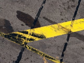 Oil On Road Accident